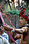 Orissa - Ramalila performed in a small rural village near Puri. 